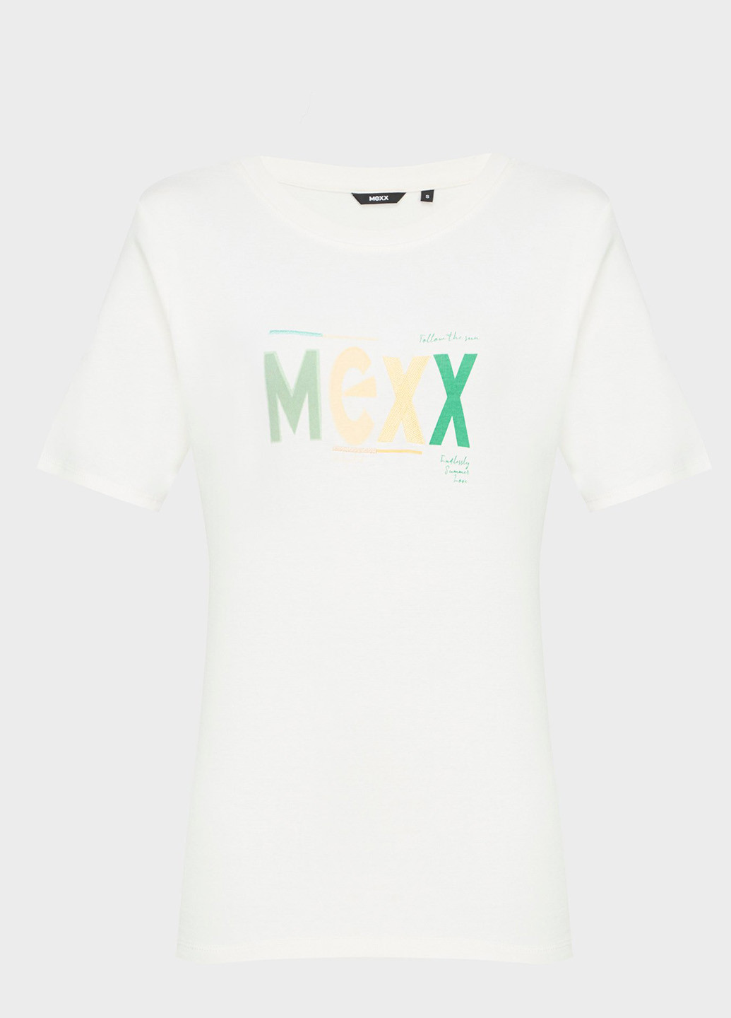 Белая летняя футболка Mexx