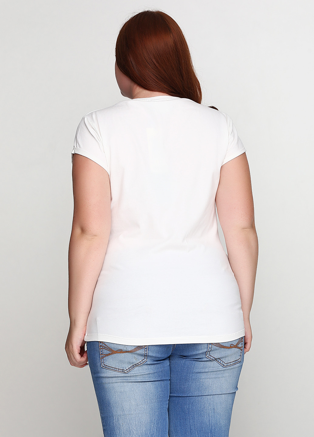Біла літня футболка Karen by Simonsen