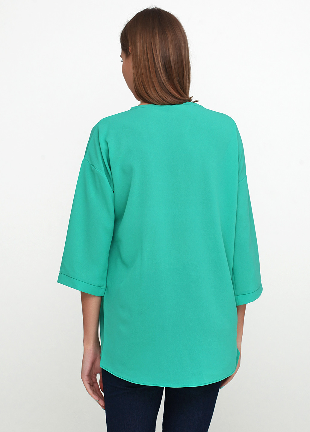 Зеленая демисезонная блуза ANVI