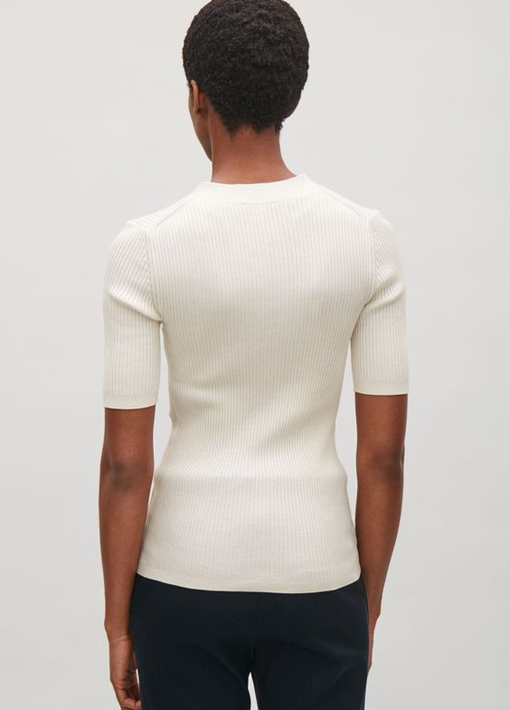 Белый демисезонный пуловер пуловер Cos