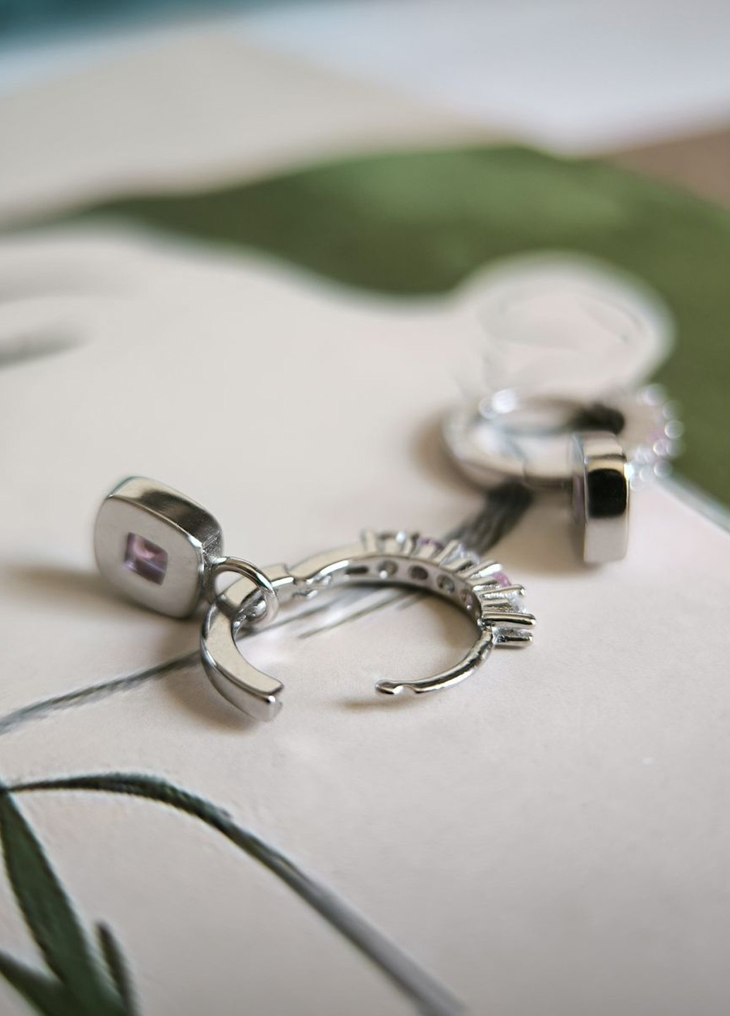 Сережки Silver Flame (350941537)