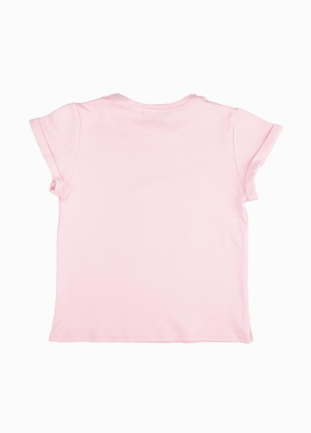 Розовая летняя футболка Yumster Unicorn