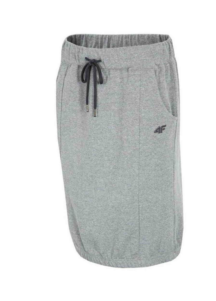 Серая юбка женская темносіра (h4l17-spud001-1945) 4F