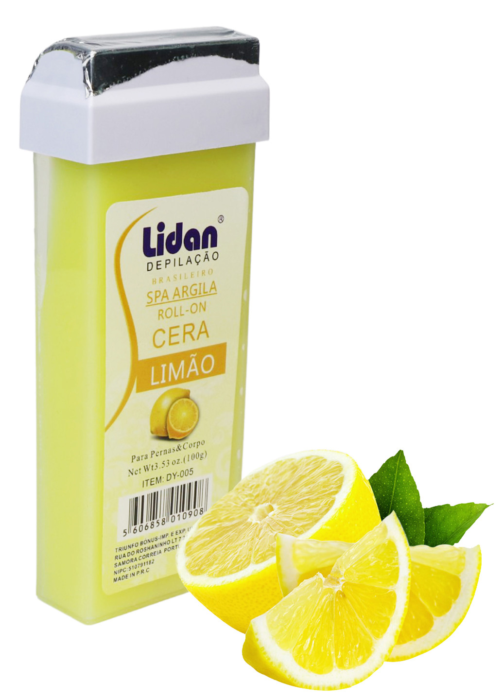 Воск для депиляции Lidan в картридже 100мл Лимон UFT (238644752)