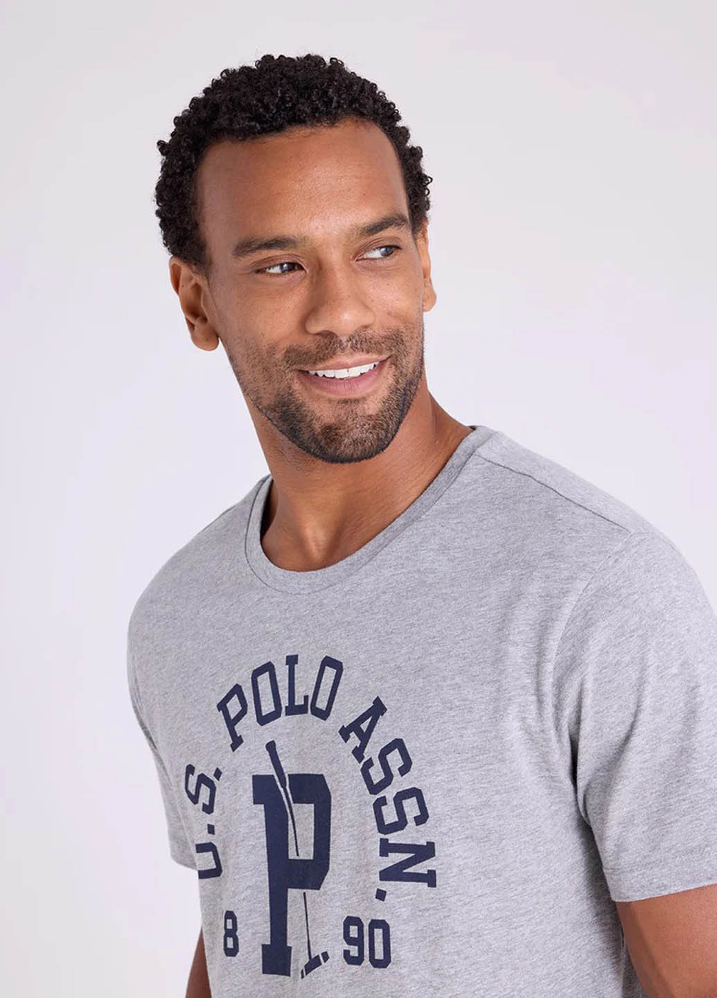 Серая футболка U.S. Polo Assn.