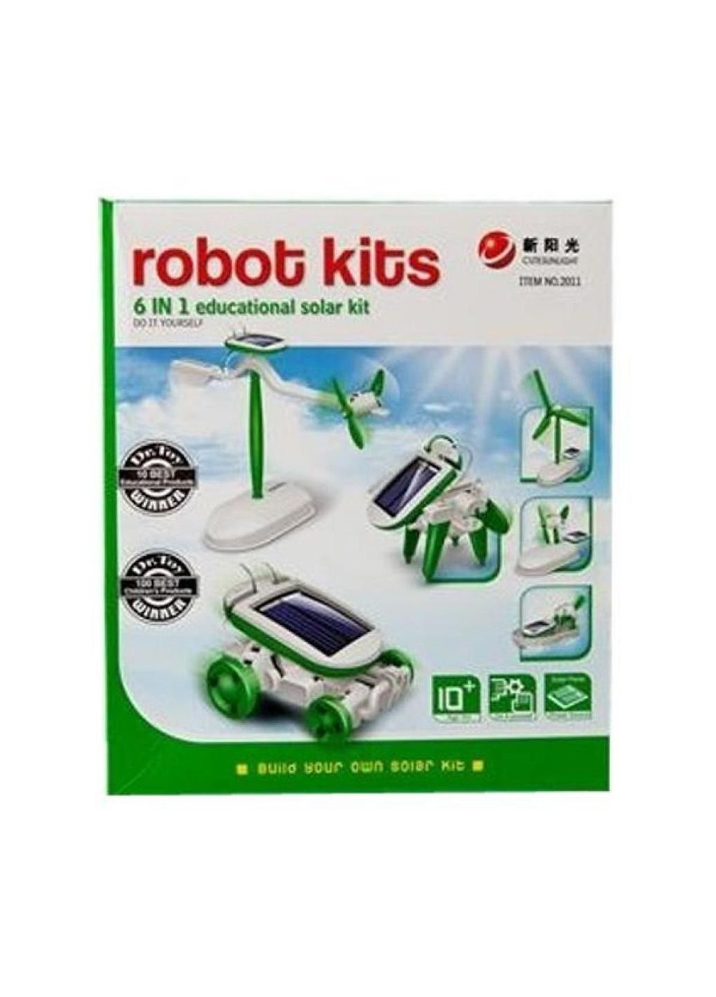 Конструктор Робот-конструктор Солнцебот 6 в 1 на солнечной батарее (2011UT) Same Toy (249608666)