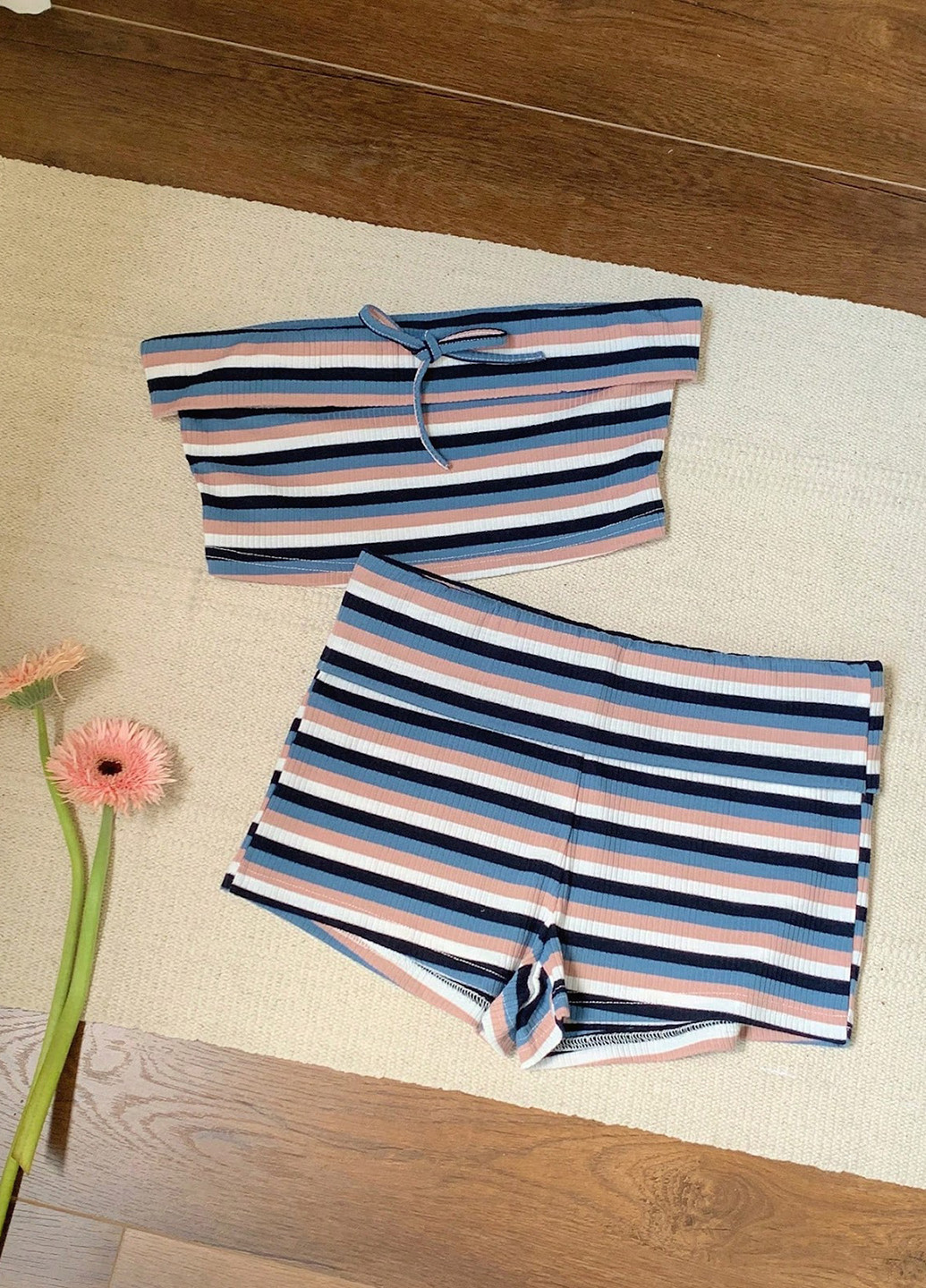 Костюм (топ, шорты) SHEIN (322813846)