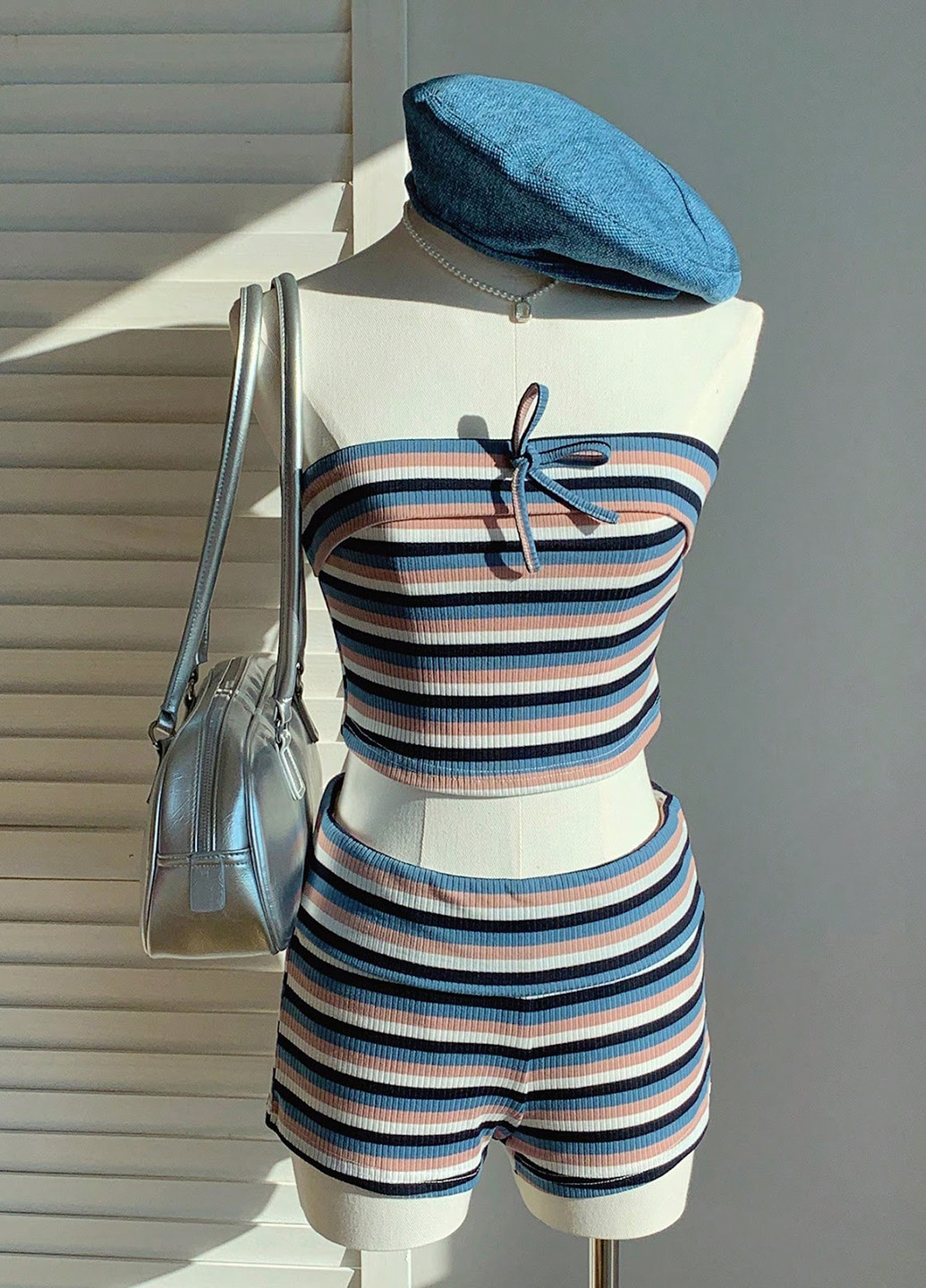 Костюм (топ, шорты) SHEIN (322813846)