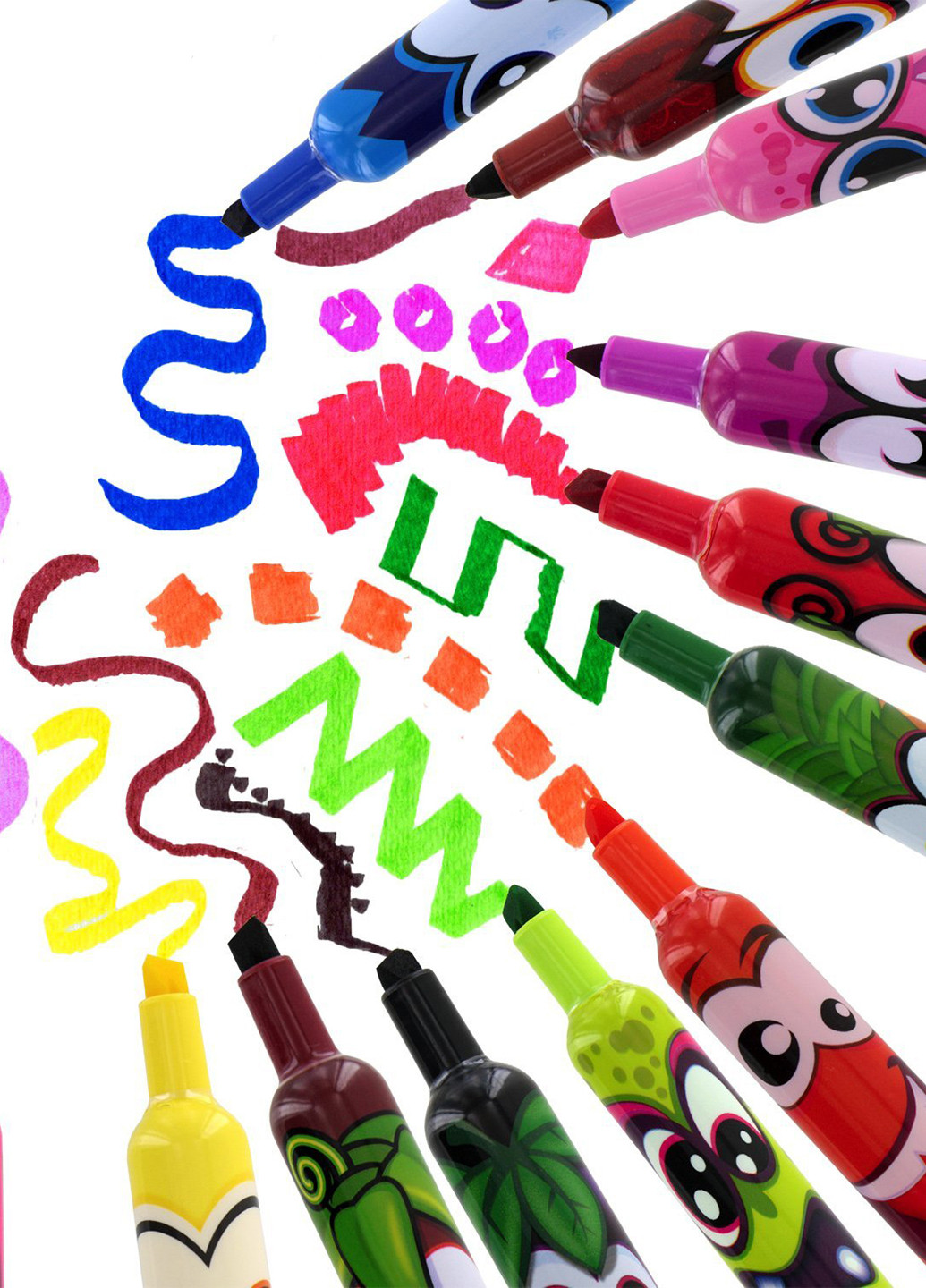 Набір ароматних маркерів для малювання - ШТРИХ (12 кольорів) Scentos (70857363)