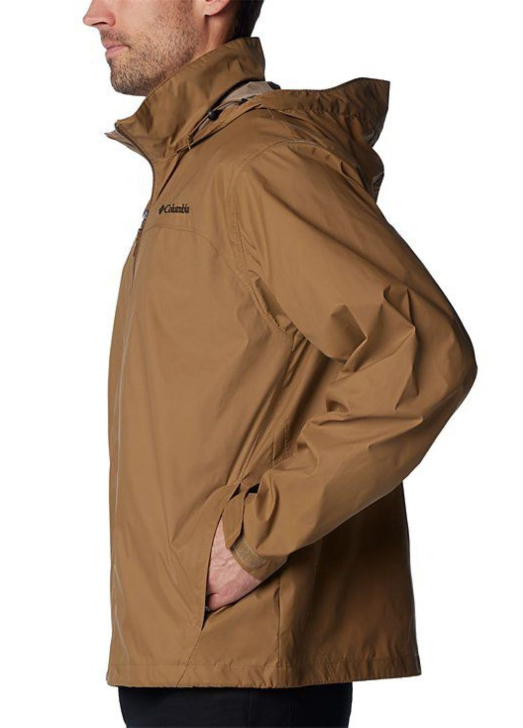 Коричневая демисезонная ветровка Columbia
