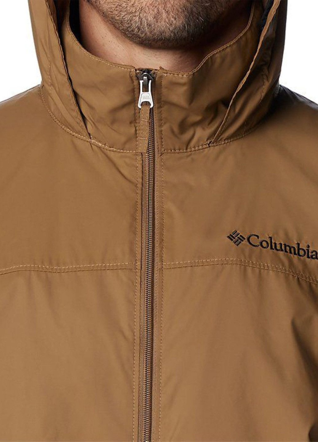 Коричневая демисезонная ветровка Columbia