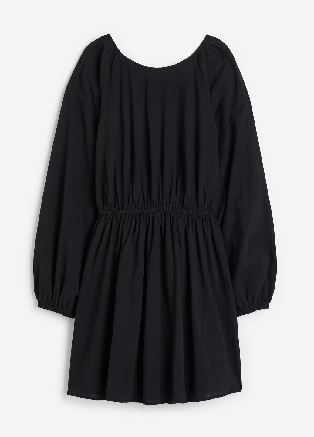 Чорна кежуал сукня H&M однотонна