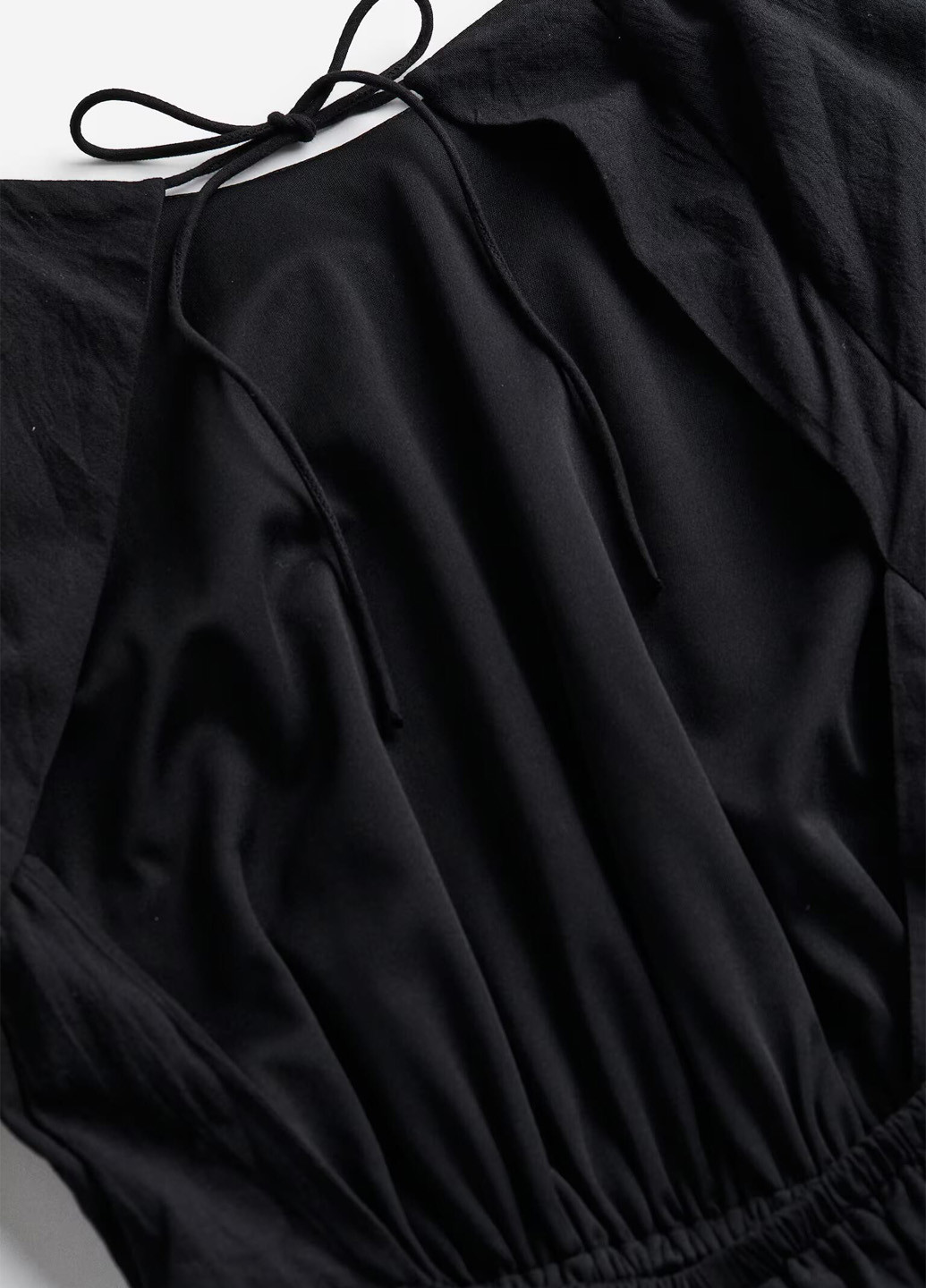 Чорна кежуал сукня H&M однотонна