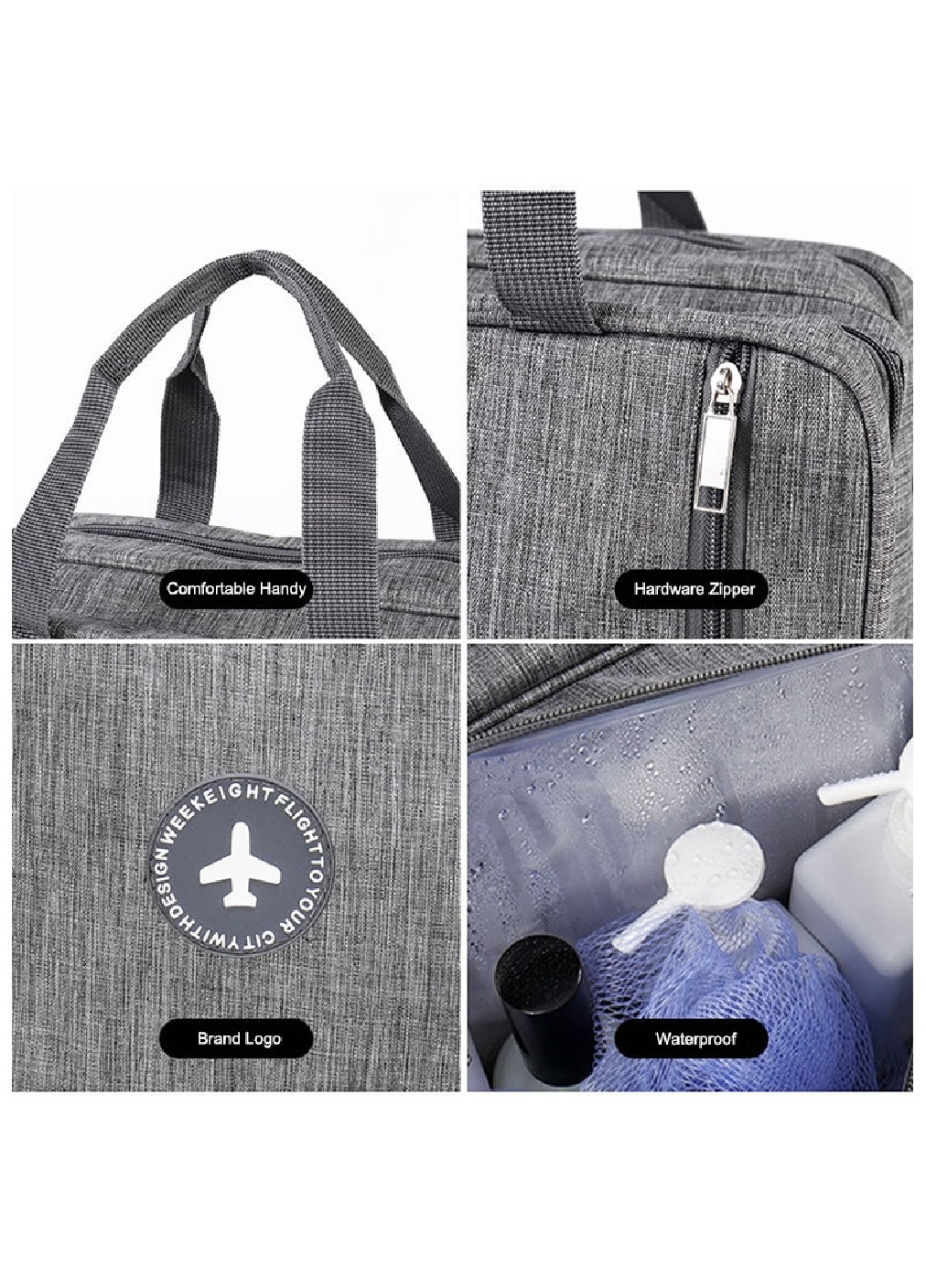 Дорожній органайзер ручна поклажа компактна сумка для речей для подорожей 33х20х16 см (473506-Prob) Синій Unbranded (254966255)