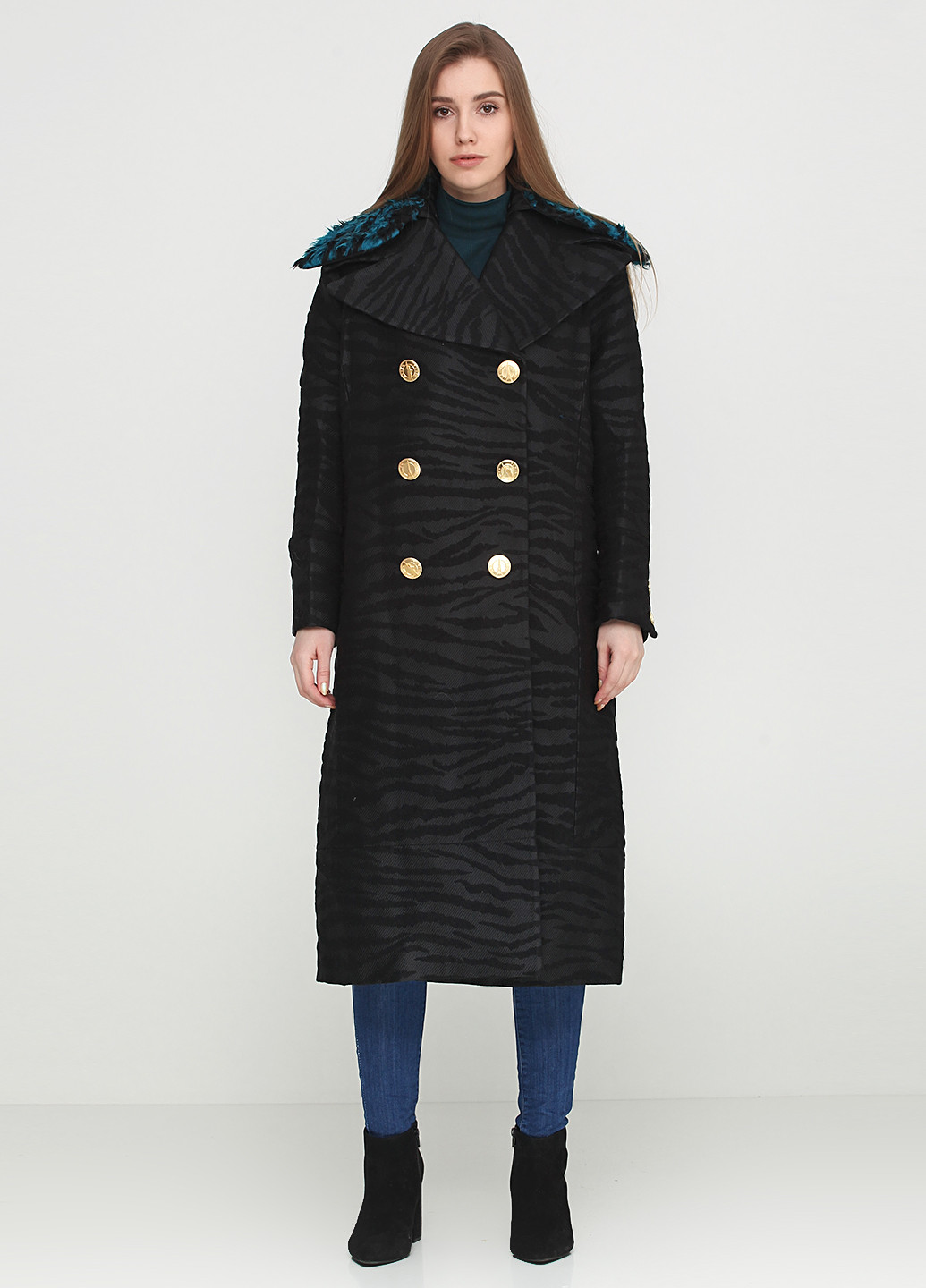 Черное демисезонное Пальто Kenzo x H&M