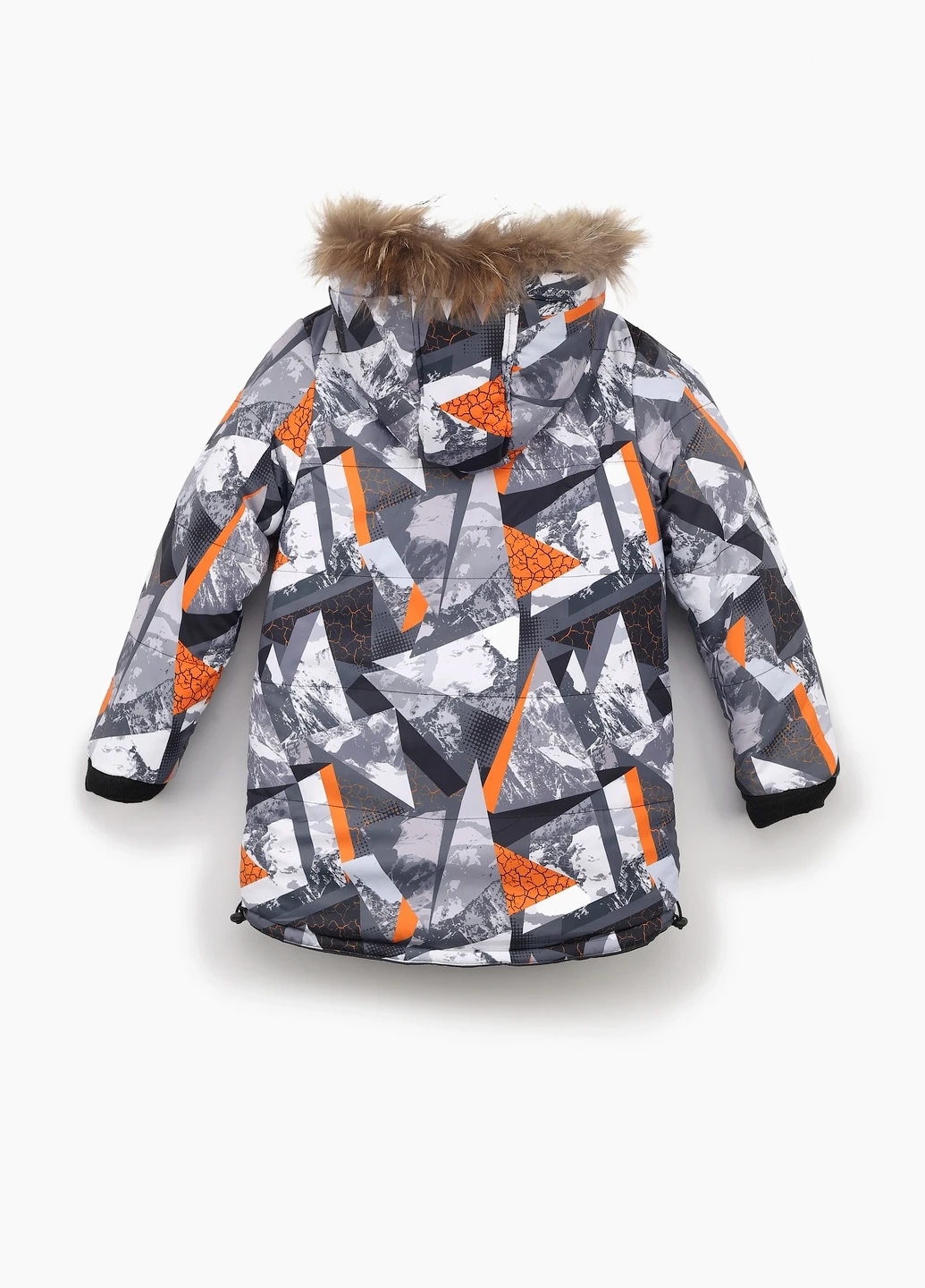 Черная зимняя куртка No Brand