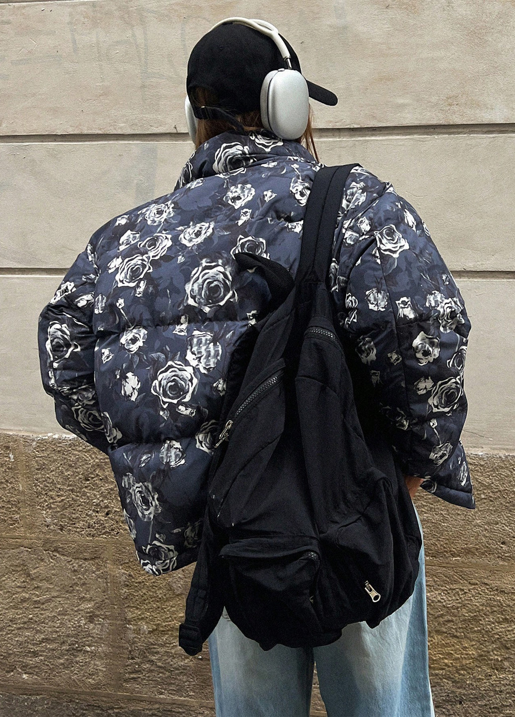 Темно-сіра зимня куртка SHEIN