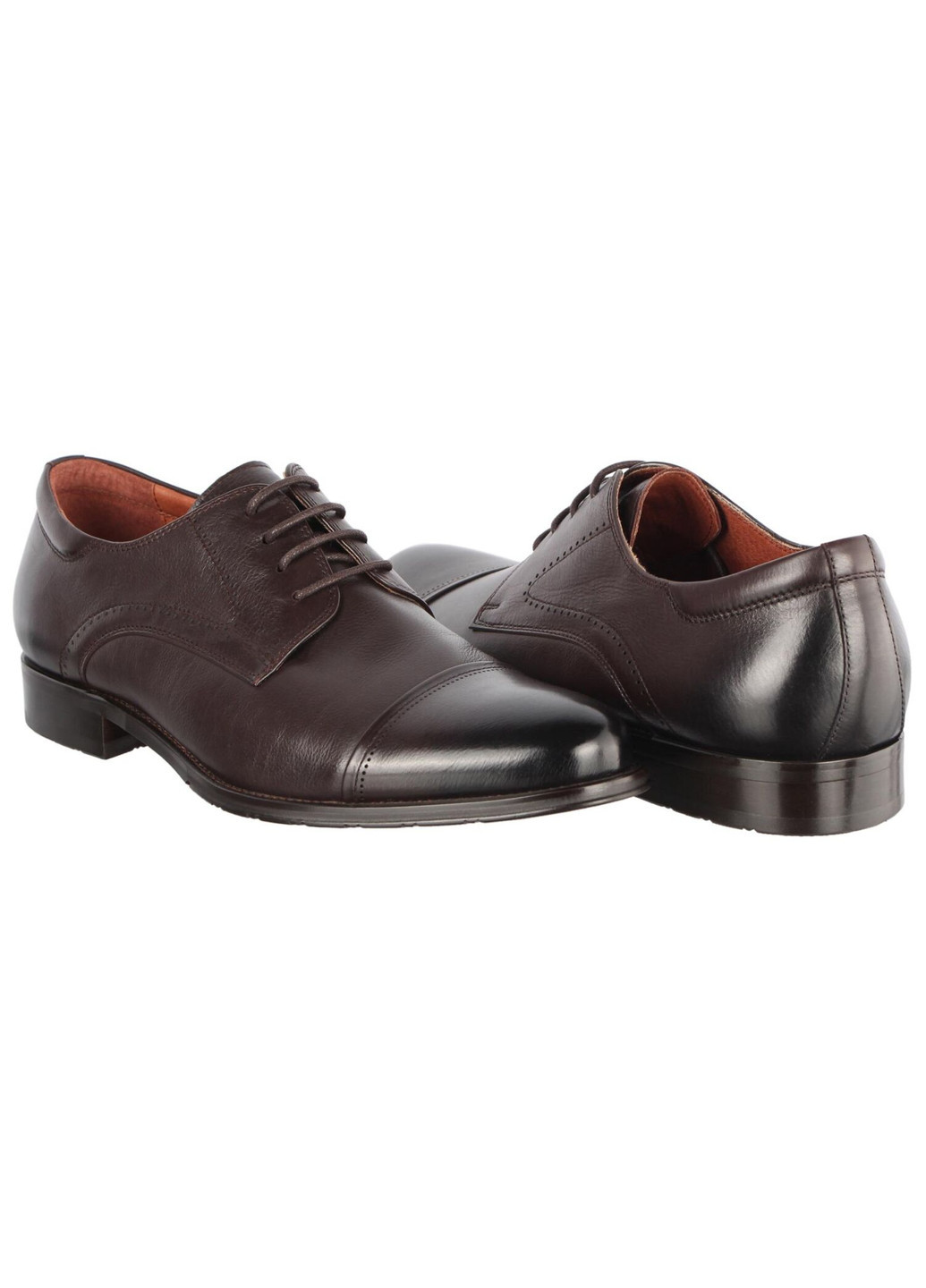 Коричневые мужские классические туфли 196399 Buts на шнурках