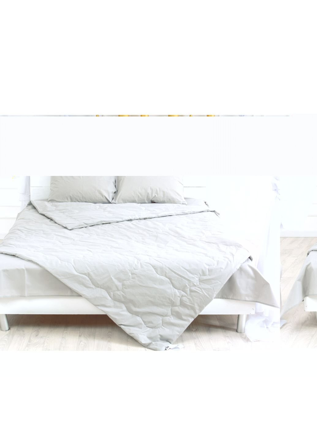 Ковдра Літній комплект 2631 Eco-Soft 16-5703 Light Gray ковдра 200x (2200003110821) Mirson (254077391)