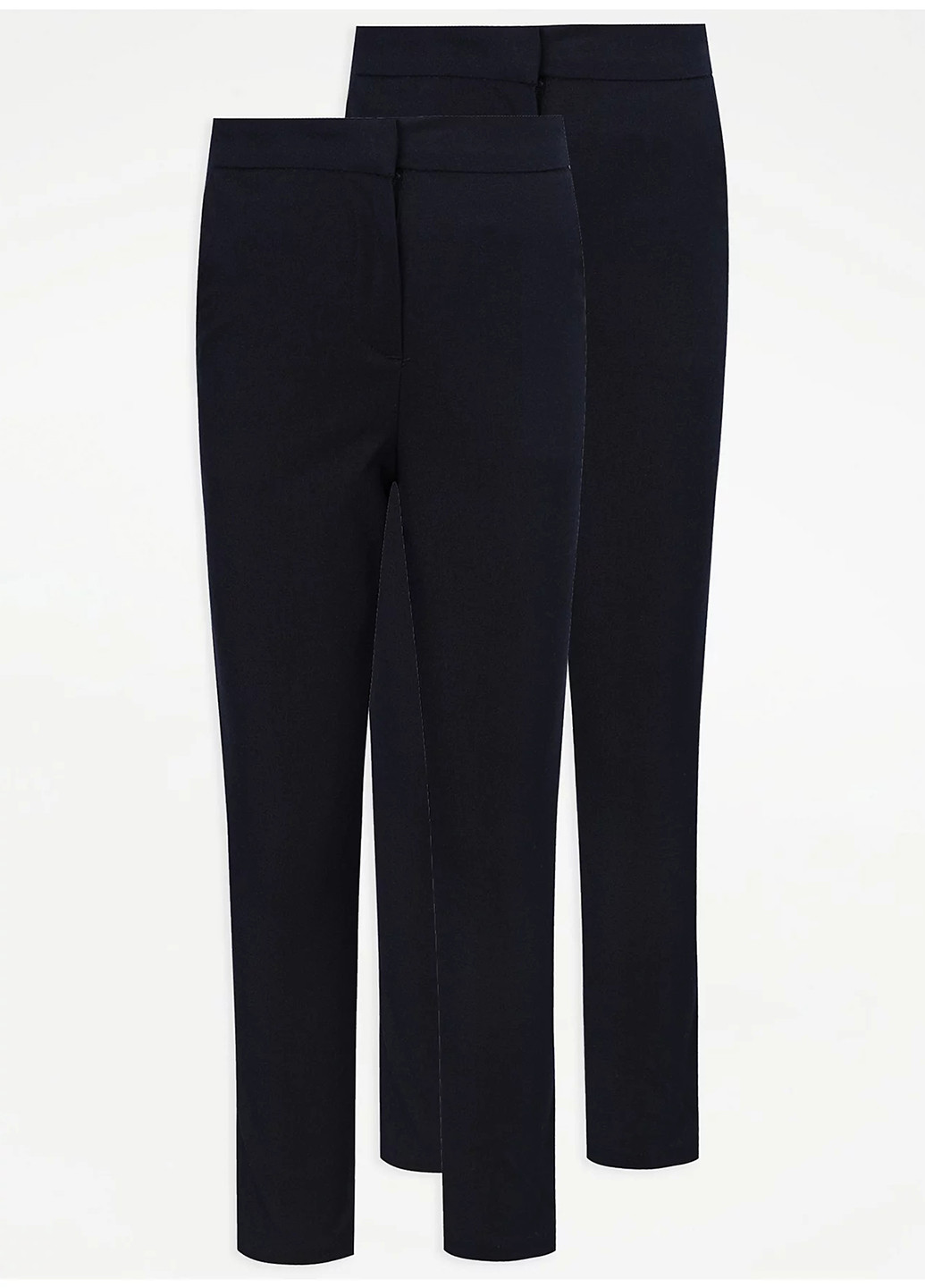 Темно-синие кэжуал демисезонные зауженные брюки George