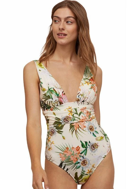 Світло-бежевий літній купальник H&M