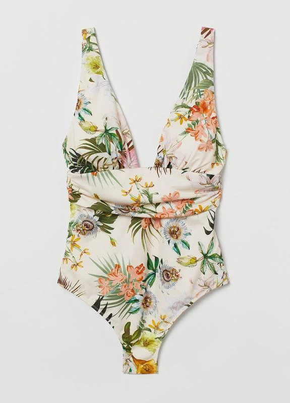 Світло-бежевий літній купальник H&M