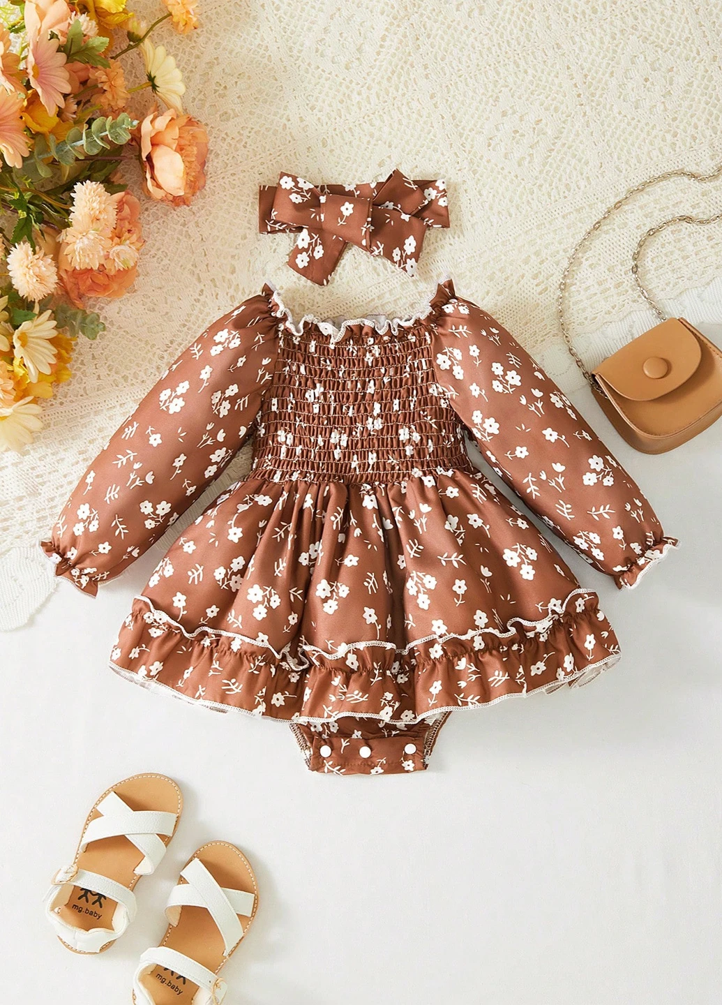 Комплект (платье-боди, повязка на голову) SHEIN (338186793)