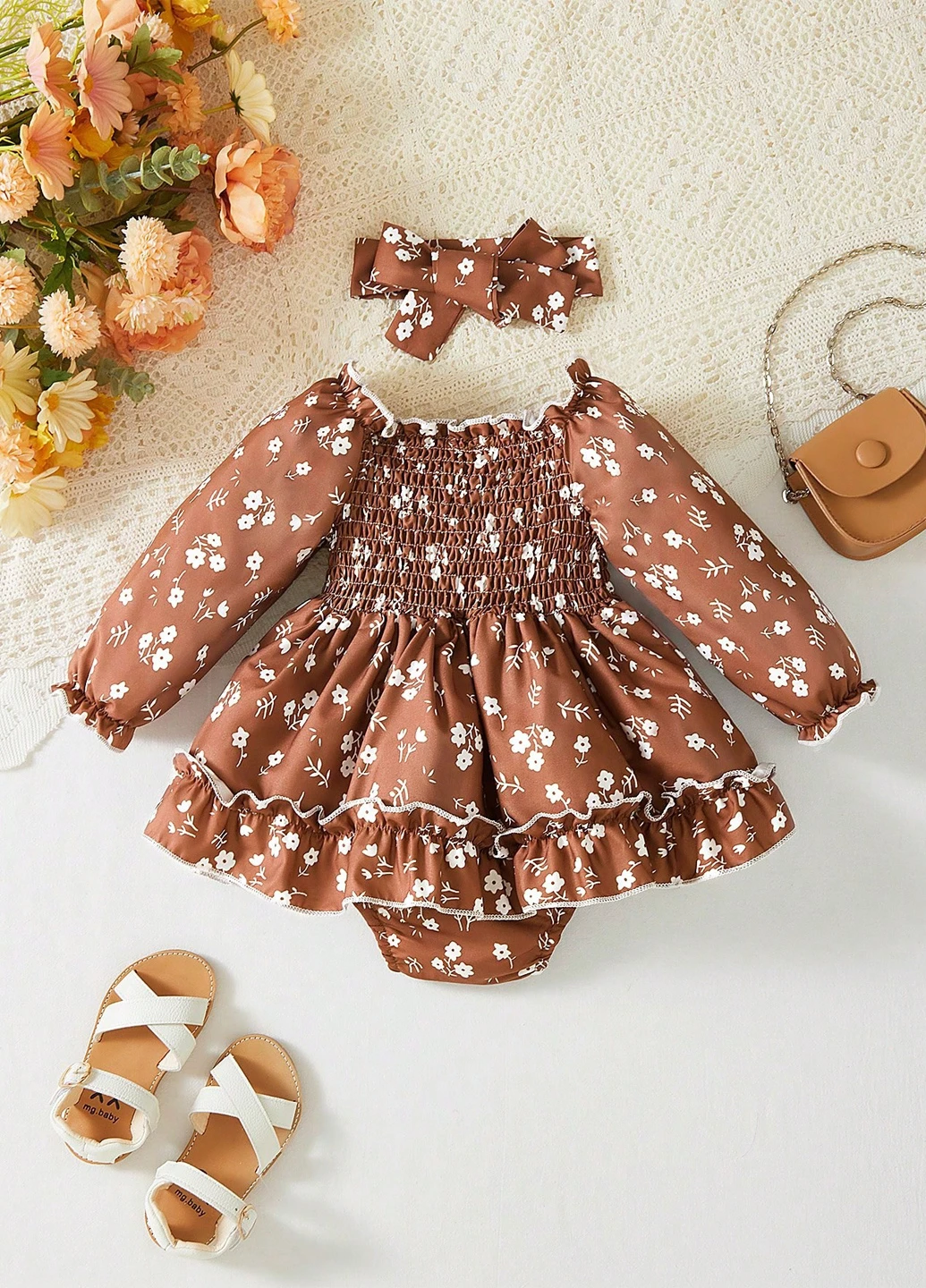 Комплект (платье-боди, повязка на голову) SHEIN (338186793)