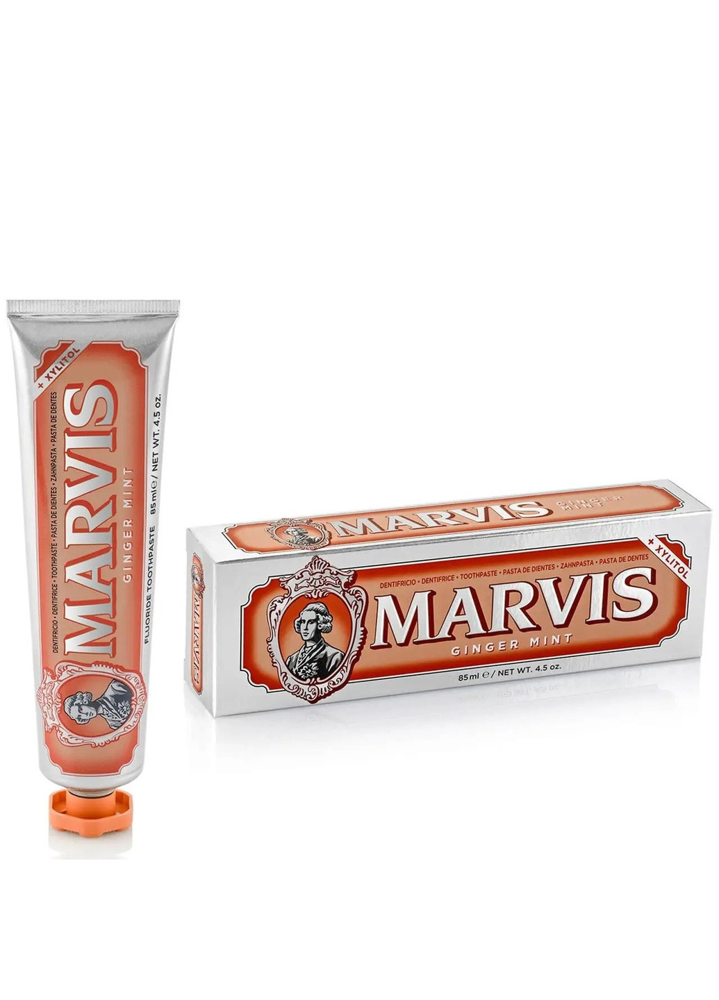 Зубная паста Ginger Mint 85 мл Marvis (255189538)
