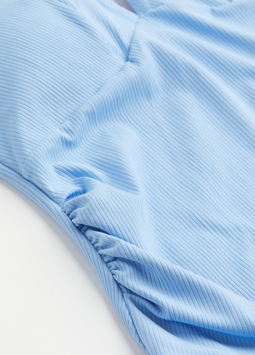 Блакитний літній купальник суцільний H&M