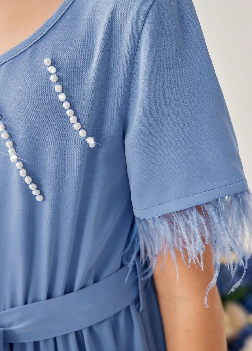 Голубое платье SHEIN (323639203)