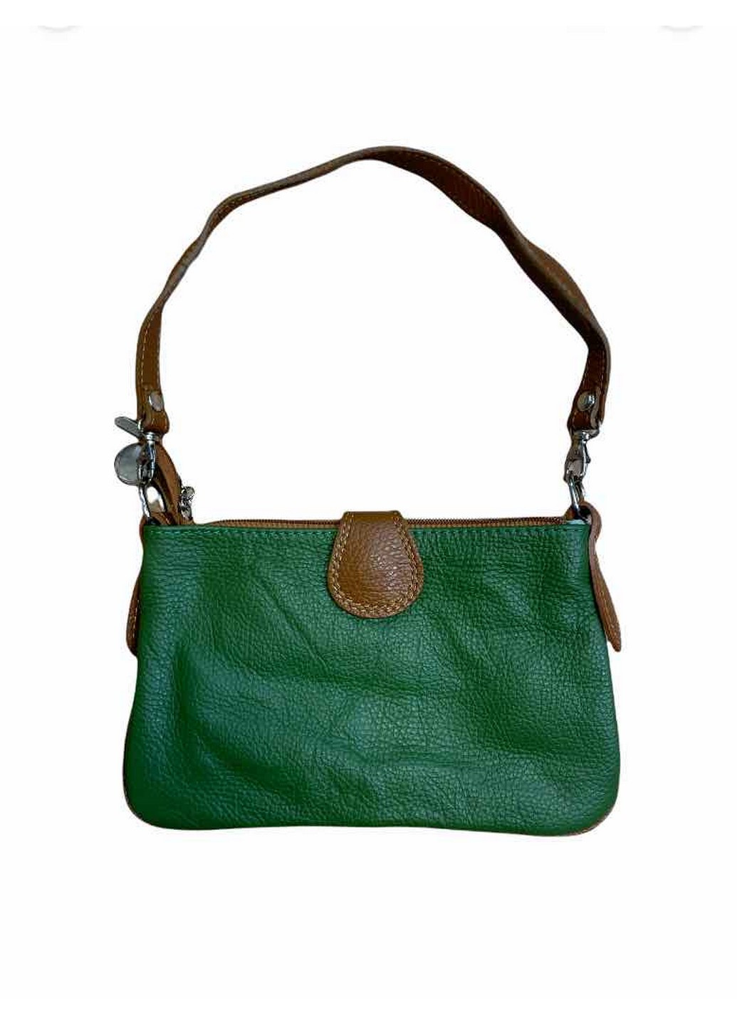 Сумка Italian Bags однотонна зелена кежуал