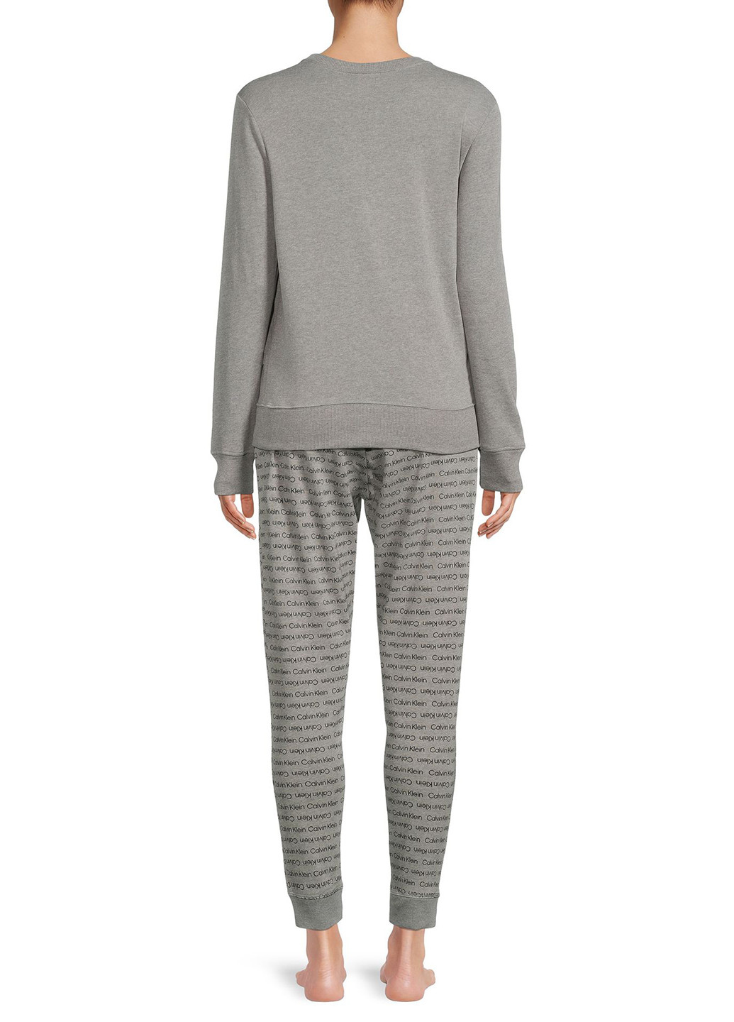 Серая всесезон пижама (свитшот, брюки) свитшот + шорты Calvin Klein
