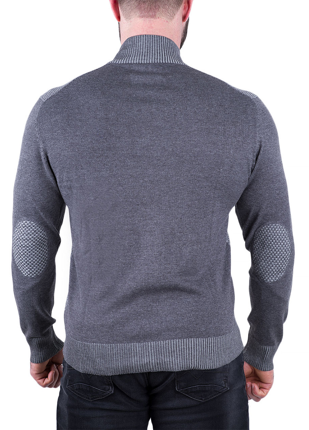Серый демисезонный свитер E-Bound