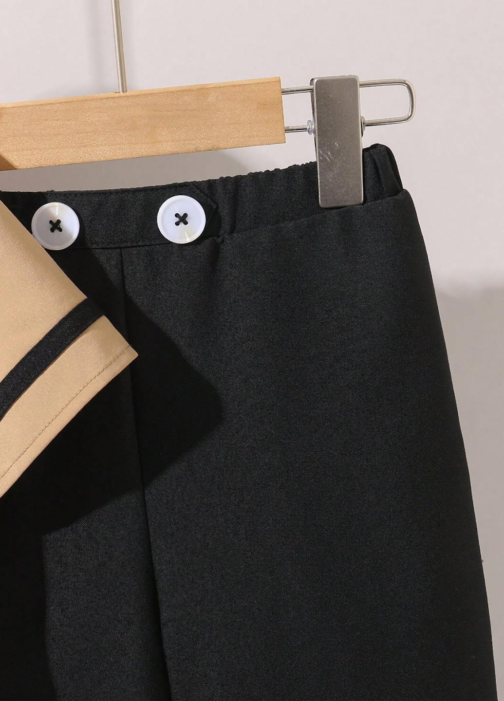 Комбінований літній костюм (сорочка, штани) брючний, з сорочкою SHEIN