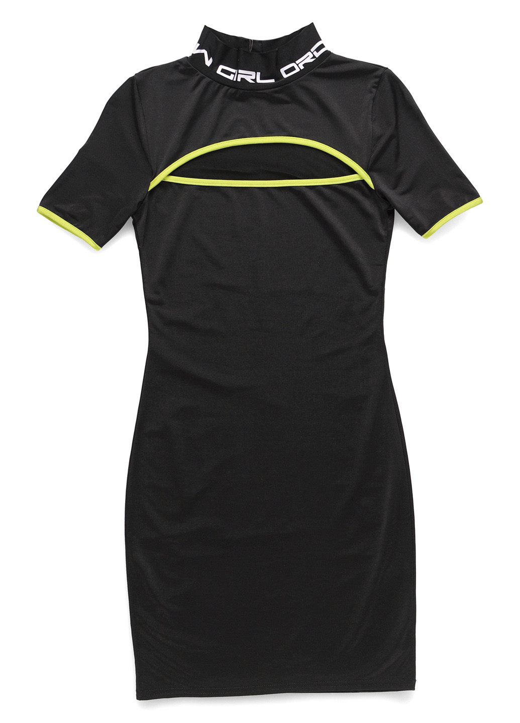 Чорна кежуал сукня сукня-футболка New Girl Order з написами