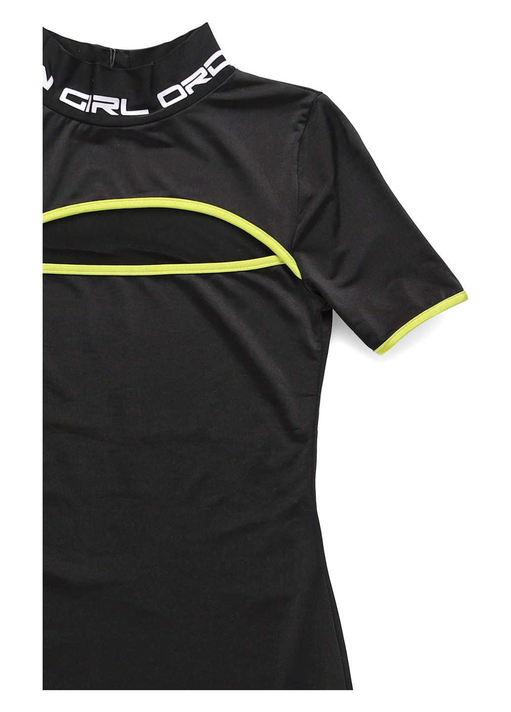 Чорна кежуал сукня сукня-футболка New Girl Order з написами