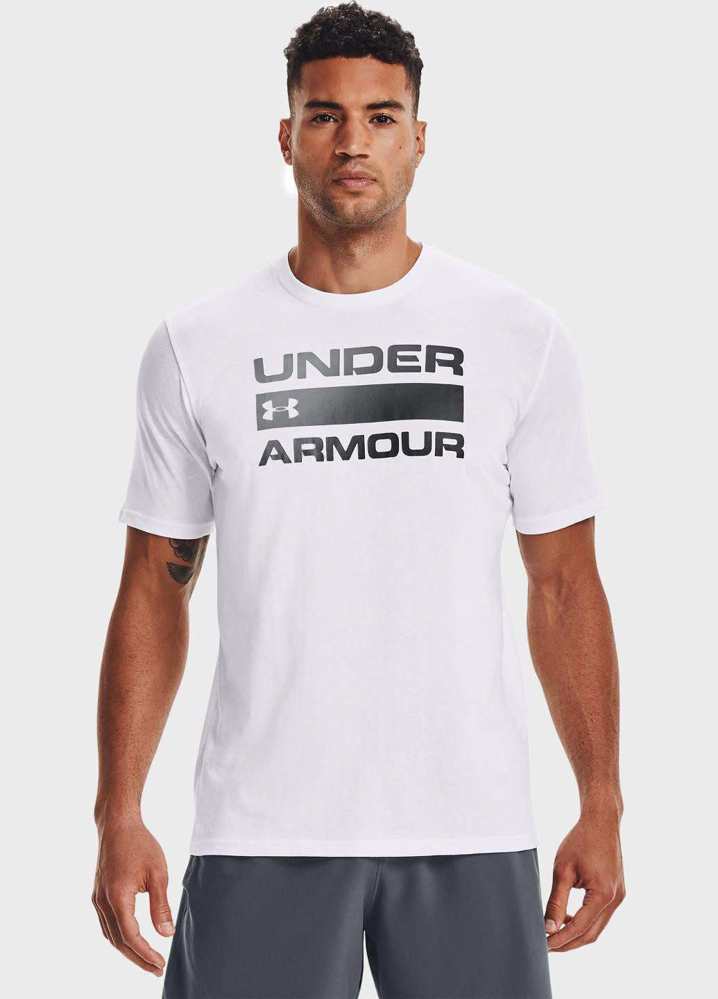 Біла футболка Under Armour UA TEAM ISSUE WORDMARK SS