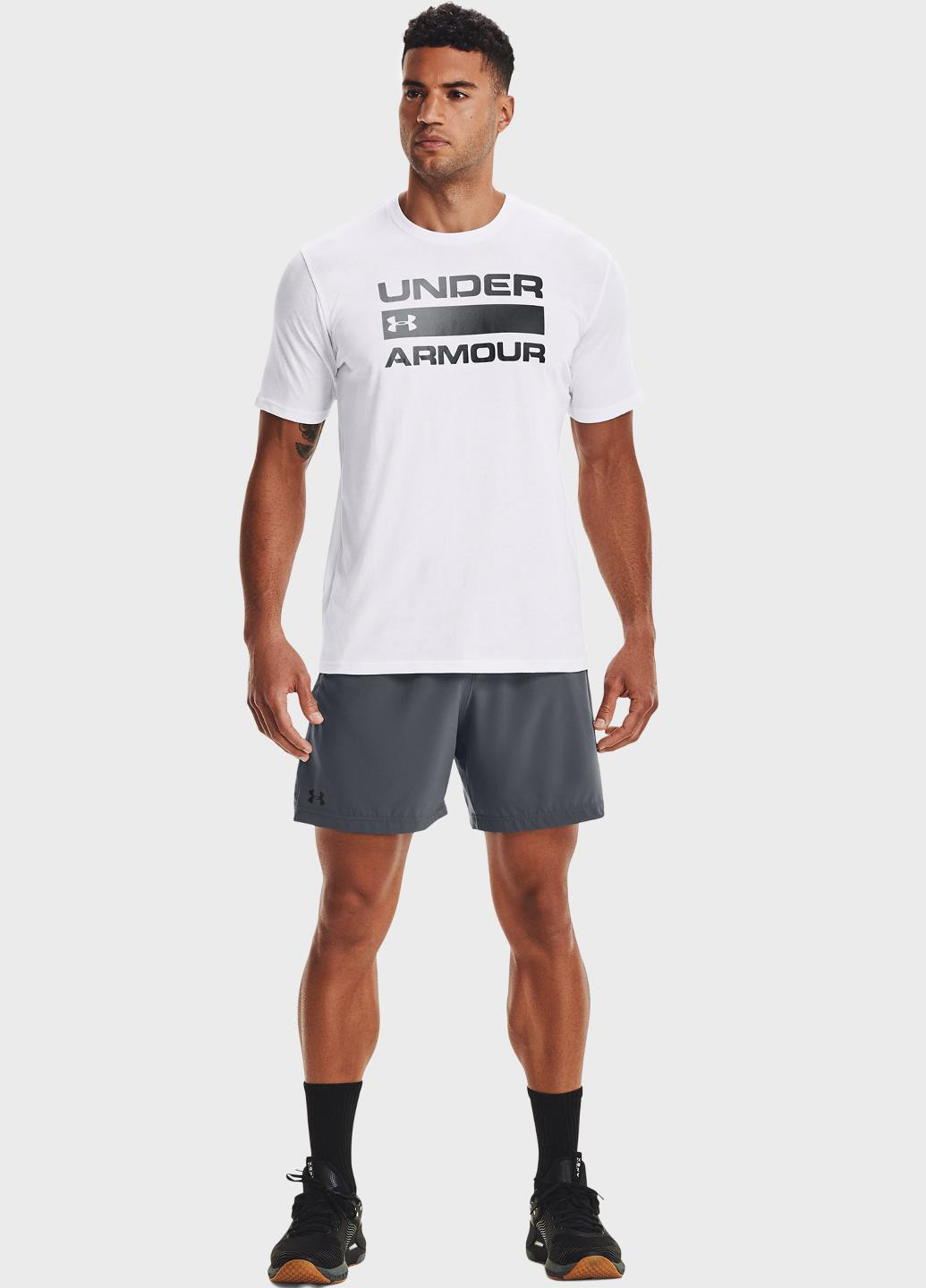 Біла футболка Under Armour UA TEAM ISSUE WORDMARK SS