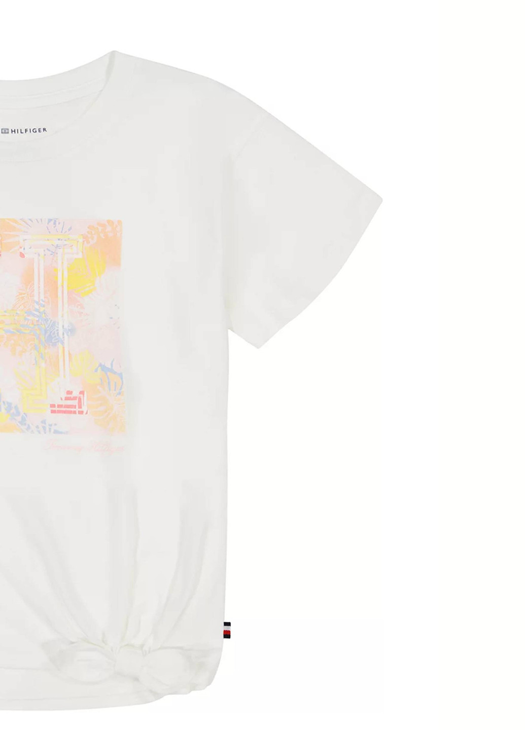 Біла літня футболка Tommy Hilfiger