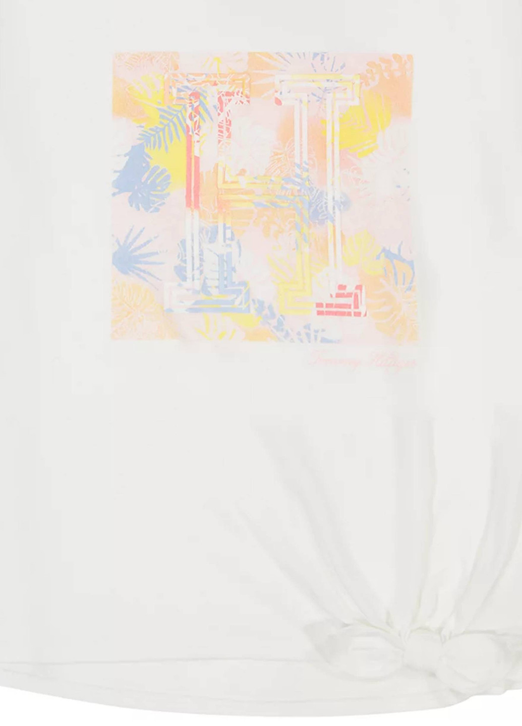 Біла літня футболка Tommy Hilfiger