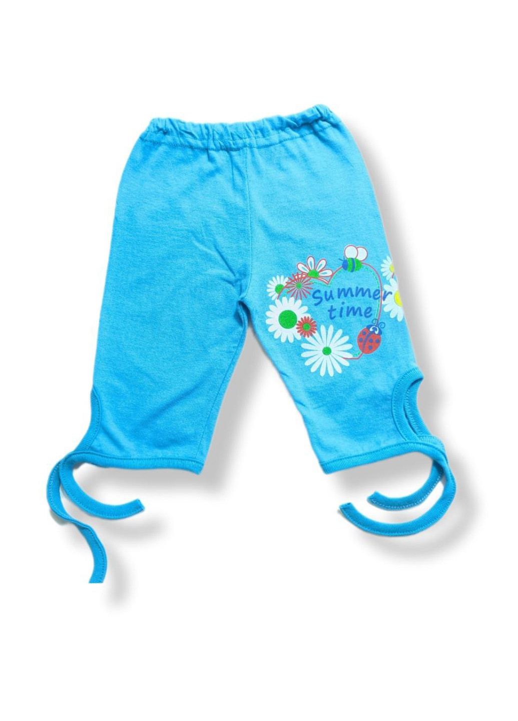 Голубые демисезонные леггинсы No Brand