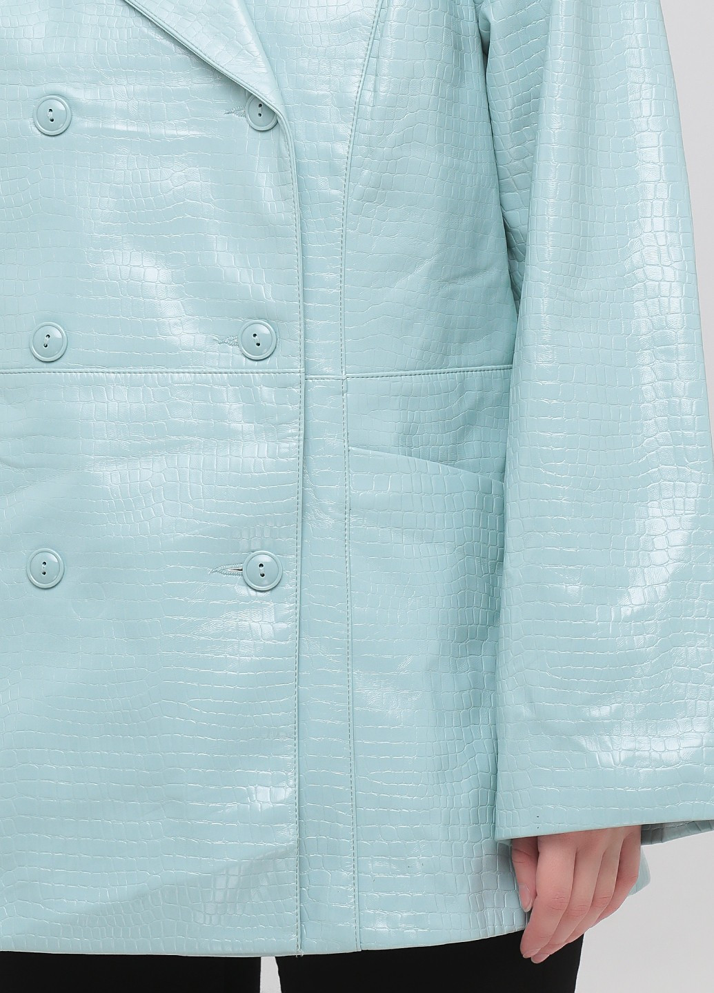 Светло-голубая демисезонная куртка куртка-пиджак Monki