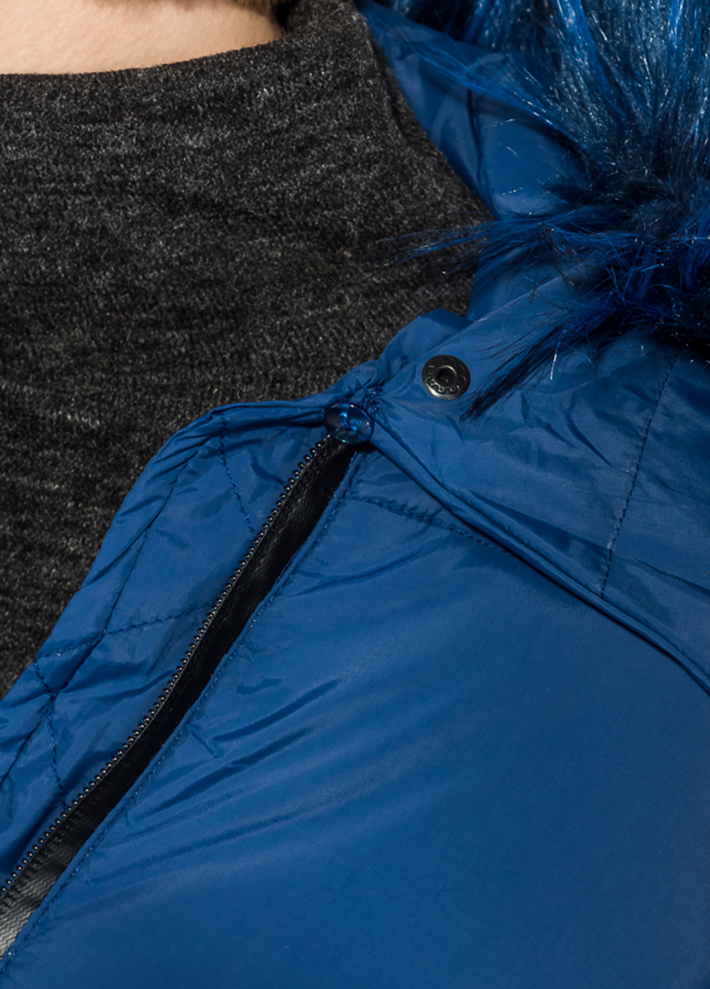 Синяя зимняя куртка Time of Style
