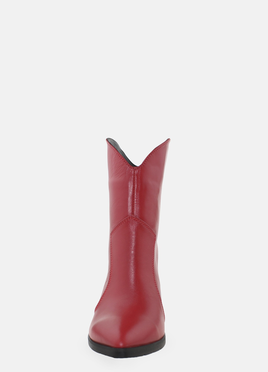 Осенние ботинки r0015b-8059 красный Crisma из натуральной замши
