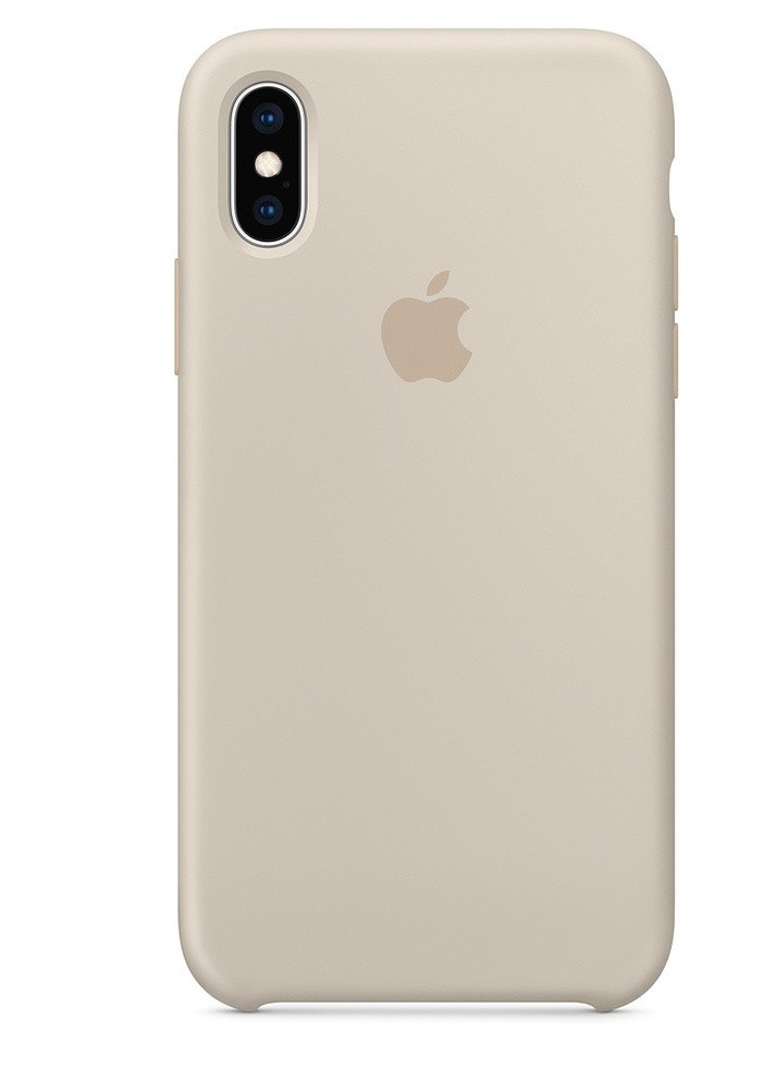 Чехол на айфон xs mint garn.силиконовый с микрофиброй 123 Apple IPhone xs бежевий