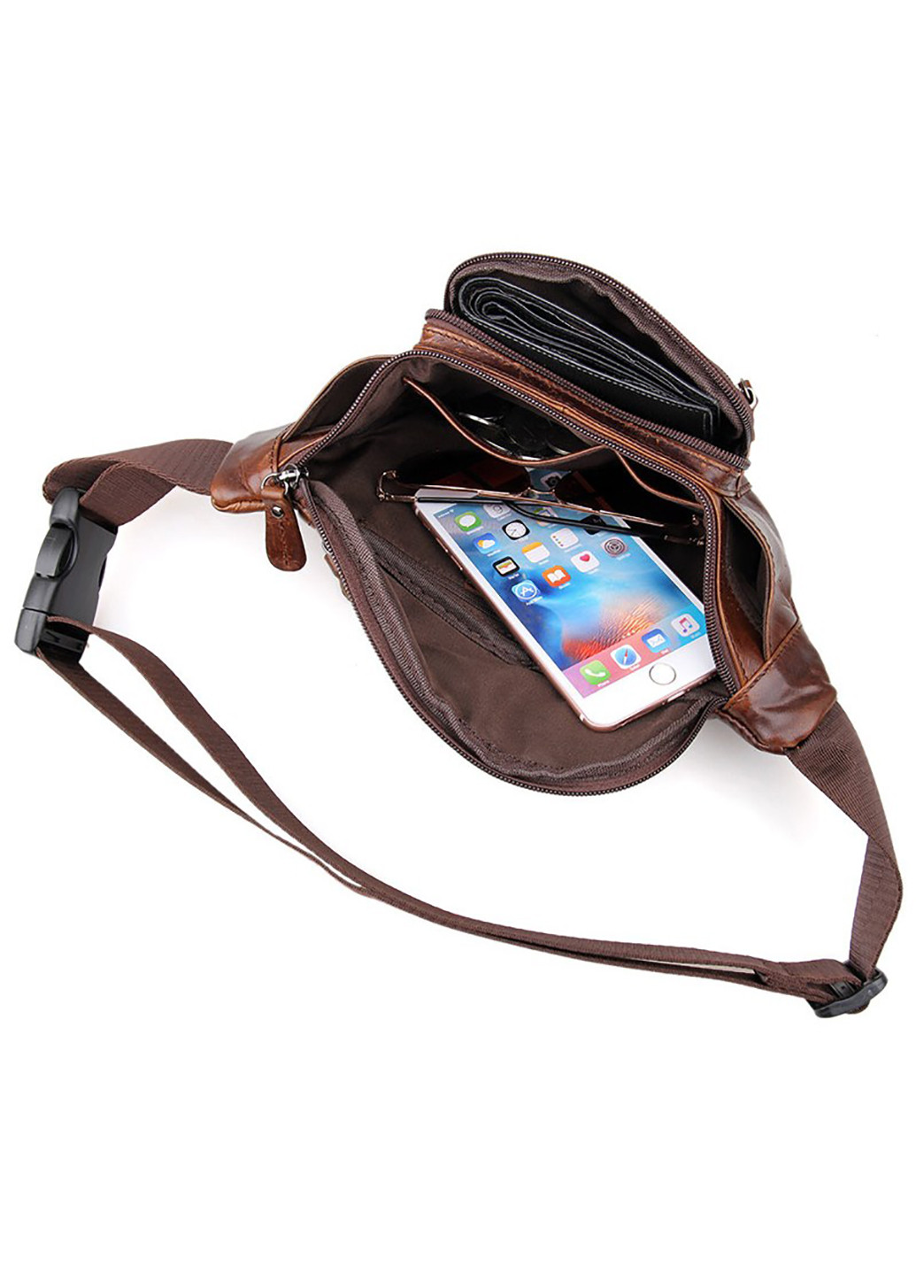 Мужская кожаная сумка 25,5х13 см Vintage (229458937)