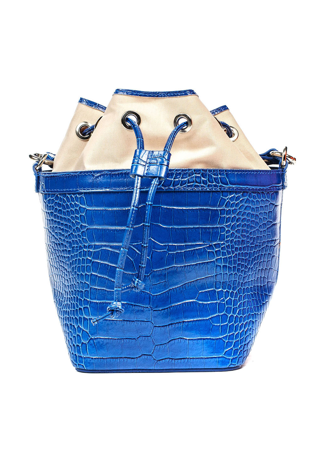 Сумка Amelie Pelletteria сумка-мешок однотонная синяя кэжуал
