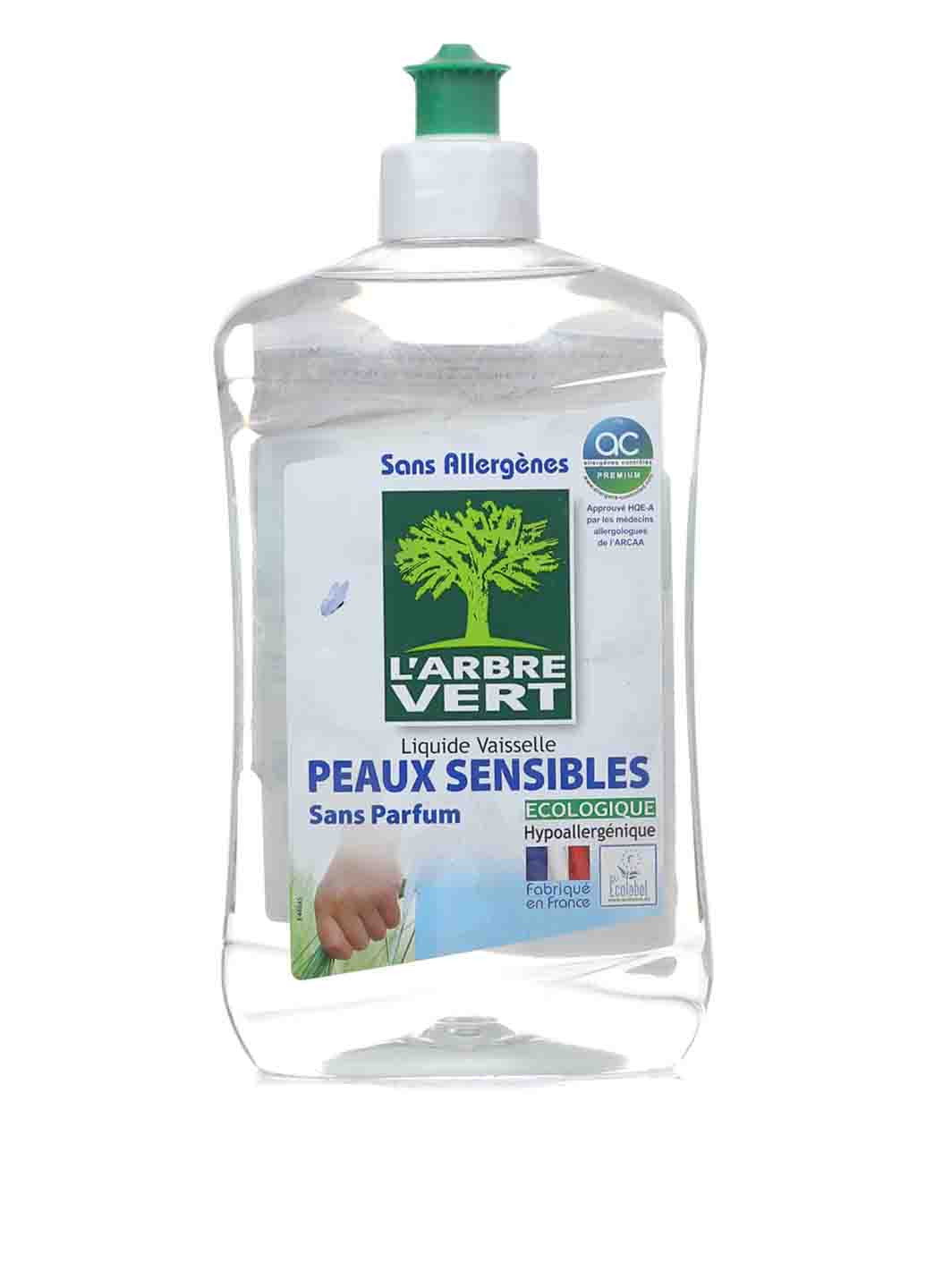 Жидкость для мытья посуды "Чувствительная кожа" 500 мл L'arbre Vert (11909948)