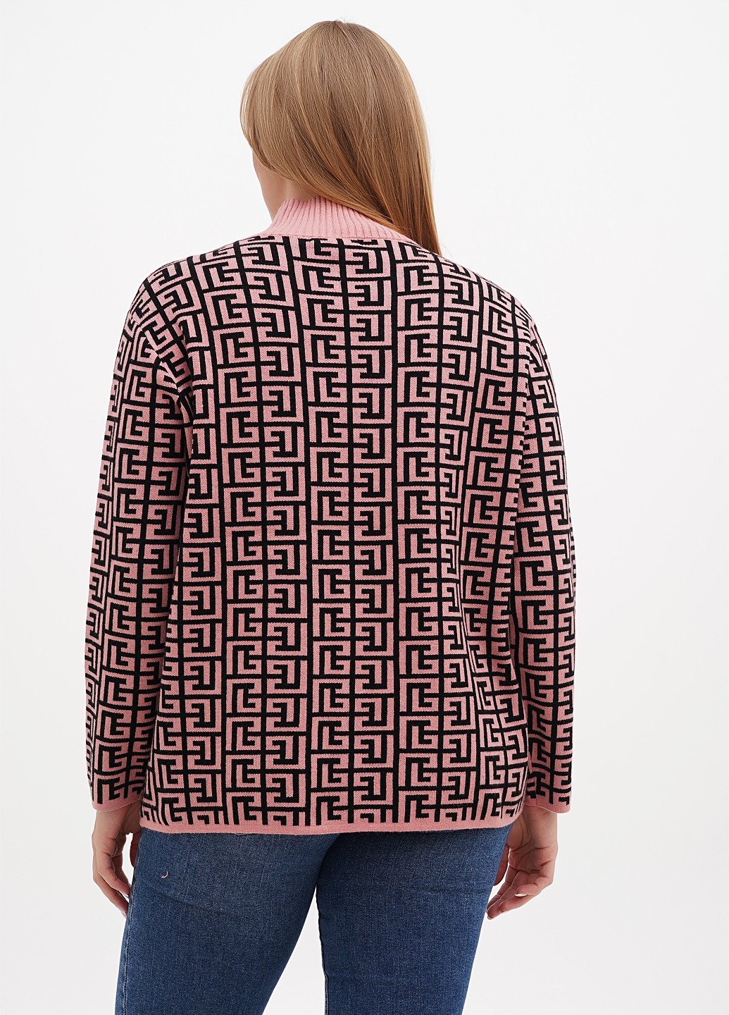 Рожевий демісезонний светр Kiss Me